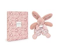 Doudou et Compagnie - Peluche Lapin Douceur - Rose Tendre - 18 cm - DC4153 | Collection Lapin Doudou - Pour Enfants Filles et Garçons Dès la Naissance - Avec Boîte Cadeau - Idée Cadeau de Naissance