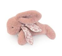 Doudou et Compagnie - Peluche lapin rose poudré 25 cm