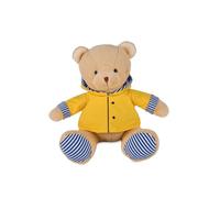 Doudou et Compagnie - Peluche Marin Ours avec Ciré Jaune - 28 cm - Doudou Peluche pour Enfants Ours Câlin - Souvenir France Marin Ciré Jaune - Idée Cadeau Naissance pour Filles et Garçons - SP4515