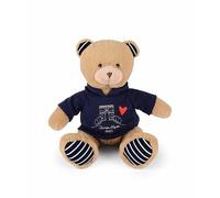 DOUDOU ET COMPAGNIE - Peluche Ours Champs Élysées - 28 Cm - Collection Amour de Paris - Avec Sweat Brodé & Cœur - Doudou Peluche Très Doux - Idée Cadeau Souvenir Paris pour Adultes & Enfants - SP4287