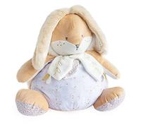 Doudou et Compagnie - Peluche Range-Pyjama Enfant - Lapin - 38 cm - Blanc - Lapin de Sucre - DC3494