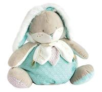 Doudou et Compagnie - Peluche Range-Pyjama Enfant - Lapin - 38 cm - Vert Amande - Lapin de Sucre - DC3496