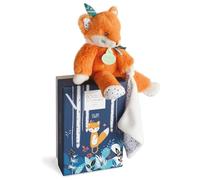 Doudou et Compagnie - Peluche Renard avec Doudou - 21 cm - Orange - Tiwipi - DC3633