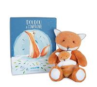 Doudou et Compagnie – Doudou Renard UNICEF Bébé et Moi – 25 cm Orange – boîte cadeau DC3790