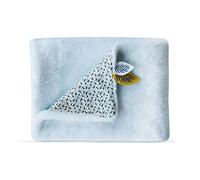 Doudou et Compagnie - Plaid Couverture Polaire Douce et Chaude - Bleu -100 x 70 cm - Collection Yoca Le Koala - Idée Cadeau Naissance pour Bébé Fille ou Garçon - Extra Douce - Plaid Soyeux - DC3686