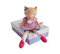 Doudou et Compagnie - Poupée Chiffon Fille - Poupée Renarde - 26 cm - Rose - Fais Un Voeu - DC3397