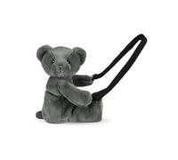 Doudou et Compagnie - Sac Doudou Ours kaki 30 cm - Peluche Sac à Main Doux à Porter en Bandoulière - Compagnon Tendance et Réconfortant - Idée Cadeau Originale - DC4376