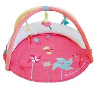 Doudou et Compagnie - Tapis d'Eveil Bébé - Cocon Chat - 90 cm - Rose - DC3017