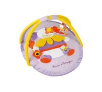 Doudou et Compagnie - Tapis d'Eveil Bébé - Tapis de Jeu Lapin Mauve - 90 cm - Graine de Doudou - DC2241
