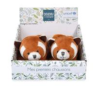 Doudou Et Compagnie - Chaussons Panda Roux Unicef
