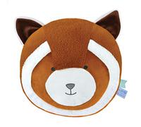Doudou et Compagnie - UNICEF - Coussin Panda Roux- Orange - 30cm - Cadeau Naissance - DC4064