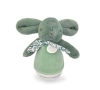 Peluche musicale Lapin Culbuto VERT Doudou & Compagnie