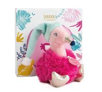 Doudou flamant rose - les minizoo