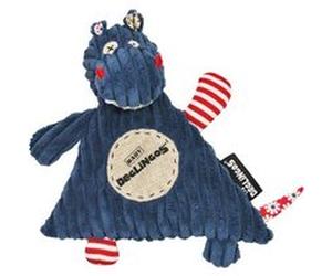 Doudou Globe Trotoys Les Déglingos Baby Hippipos l'hippo Bleu G