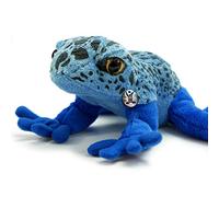 Doudou grenouille bleue en forme de grenouille amphibienne Titus
