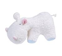 Doudou Hippopotame Blanc Coton Bio 29 cm Efie® - Doudou Bio Naturel
