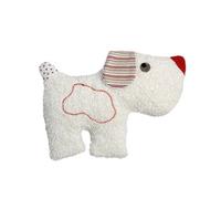 Doudou Hochet Efie Chien Coloré 20 cm Coton Bio Organique - Doudou