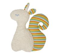 Doudou Hochet Efie Ecureuil Coloré 21 cm Coton Bio Organic - Doudou Bio Naturel Efie
