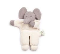 Doudou Hochet Nanchen® Natur éléphant Rüssel Coton Bio Eponge (Kba) G
