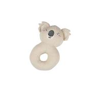 Doudou Hochet Rond Bébé "Koala" 14cm Naturel