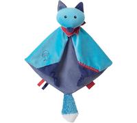 Doudou Jemini Renard Hochet Bleu 28x5x40 cm