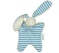 Doudou Keptin-jr Hochet Petit Rabby Bleu Ciel coton bio