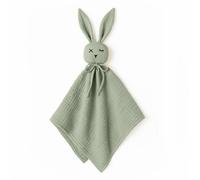 Doudou lange en coton bio vert TU