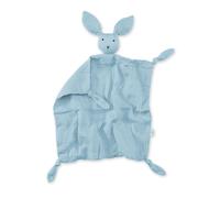 Doudou lange lapin bleu ciel