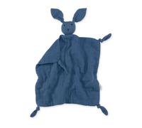 Doudou lange lapin bleu foncé
