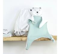 Doudou lange ours brun sauge
