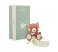 Doudou lange panda roux 12 cm