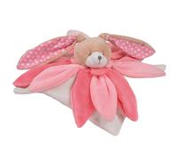 Doudou lapin 28 cm 100 % polyester collection COLLECTOR rose
