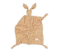 Doudou lapin 40x40 cm Ocre / Blanc