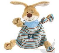 Jouet Poupee - SIGIKID - Doudou Lapin Beige/Bleu Semmel Bunny - Garçon - A partir de 0 mois - 27 cm