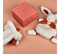 Doudou Lapin Bonbon terracotta (25 cm)