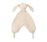 Doudou Lapin Double Couche en Mousseline de Coton, Couverture de Sécurité Plate, Jouet Mignon pour Bébé, Cadeau de Naissance, Pour Garçon et Fille de 0 Mois à 1+ An