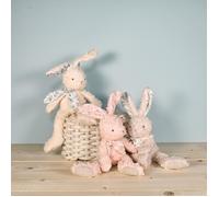 Doudou et Compagnie - Pantin Lapin - Doudou Bio - Gris - 25 cm - DOUDOU BOTANIC BIO - DC3969