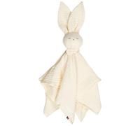 Doudou lapin en gaze de coton jeanne écru TU