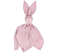Doudou lapin gaze jeanne rose 50 x 50