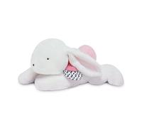Doudou Lapin en peluche avec pompon rose 65 cm