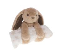 Doudou Lapin Et Son Plaitoilé 05 Marron TU