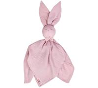Doudou lapin gaze de coton jeanne rose