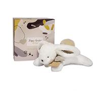Doudou et Compagnie Pantin Happy Wild Pompon Naturel 25 cm