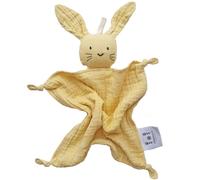 Doudou Lapin Lange de Coton Bio GOTS Jaune Summerville Organic® -
