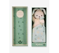 Doudou lapin bouquet d'agrumes - Kaloo - Carré douceur - 18 cm - Naissance - Bleu - Mixte