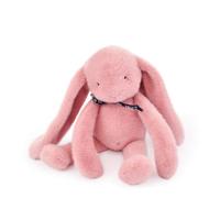 Doudou lapin meloe rosee - 37 cm ma0036