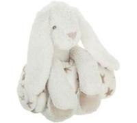 Doudou lapin + plaid - L 75 x l 100 cm - Blanc Blanc G