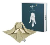 Kaloo Doudou lapin Lapinoo 30 cm vert multicolore – Bi-matières viscose et velours côtelé