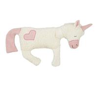 Doudou Licorne Efie® Broderie Cœur 34 cm Coton Bio - Doudou Bio Efie