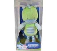Doudou Luminou - Luther le Dragon - Peluche photoluminescente sans pile - Se voit dans le noir ! Multicolore G